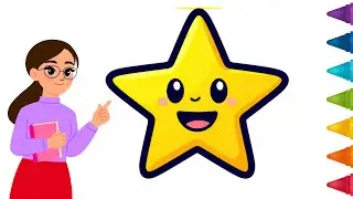 How to Draw cartoon star Drawing for kids 2026