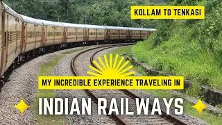Scenic Train Journey | Kollam to Tenkasi Ghat Views 🚆🌄