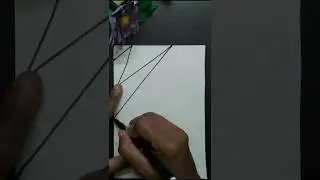 Easy colourful design #drawing  @SwatiArtAndVlogs #project #frontpage decoration #shorts #trending