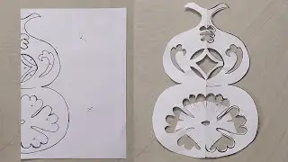How to make easy and beautiful snowflakes ❄️♥️ #papercraft #snowflakes #part 135