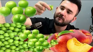 ASMR ERİK |EATING JUICE Plum ASMR | GUARANTEED TO SURVIVE | mukbang | I ate 99 plums | 埃里克  |エリック