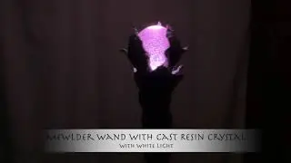 Light Up Custom Made Mewlder Wand/Scepter with Cast Resin Crystal Orb 09/04/22