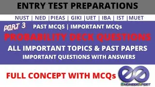 Probability Deck MCQs with Answers | Important Past Questions for Entry Test Exams