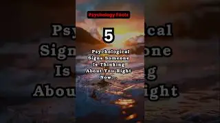 5 Signs If Someone Is Thinking About You Right Now#love #crush #psychology #shorts