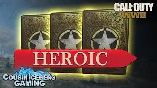 Opening up Heroic Supply Drops - 23 Crates (Call of Duty WW2)
