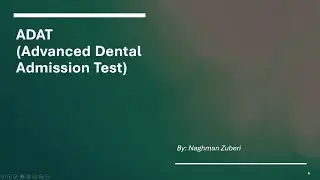 ADAT   Advanced Dental Admission Test