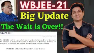 WBJEE 2021 EXAM DATE | How to make most of it 🔥🔥Check website #Shorts