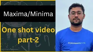 Maxima - Minima - ONE SHOT -VIDEO -PART-2 , imp for CBSE BOARD 12th Exam 