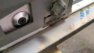 cutting thin ss with milwaukee track saw!!!