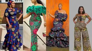 POV : Fashion dress in ankara fabric design look #fashion #style #pov 