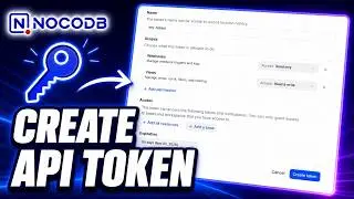 How to Create an API Token in NocoDB