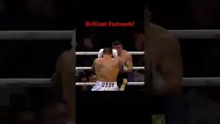 Learn Usyk's  Counter Punching Footwork - Boxing Breakdown #boxing #boxingbreakdown