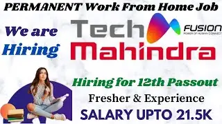 PERMANENT Work From Home Jobs 2022 | REMOTE JOB | 12th PassOut JOB | FresherJOB | Salary: ₹2,50,000