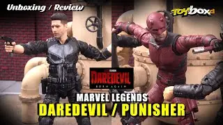 MARVEL LEGENDS DAREDEVIL BORN AGAIN / PUNISHER Unboxing & Review