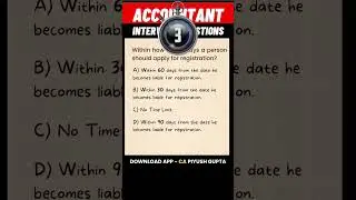 #Accountant #Interview Questions #Accounting Journal Entries #gst #taxation
