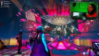 BTS 방탄소년단 'Dynamite' Official MV  on Frotnite Reaction