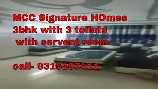 3bhk + 3 toilet with servent room |1700sqft | MCC Signature Homes | Rajnagar extension