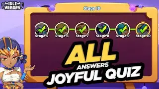 Idle Heroes - ВСЕ ответы на викторину Joyful Quiz, посвященную Новому году 2026!!!