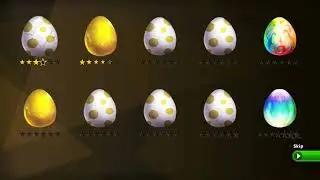 hatching egg 10 th anniversary neo monsters (no commentary and edit)
