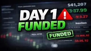 Day 1 Trading a FUNDED Topstep Account