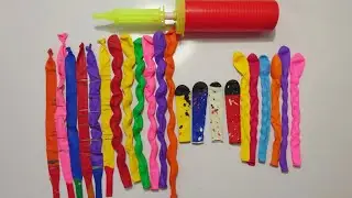 Finger Balloon Popping 🐍 Snake Balloon Unboxing | Satisfying ASMR Sounds 😍
