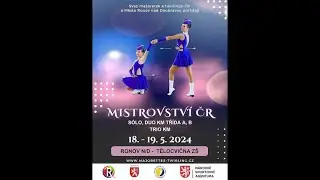 MČR sólo, duo, trio Klasická mažoretka