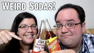 Weird Soda Challenge - Taste Testing Six Gross Soda Flavors From Lester's Fixins - ParoDeeJay