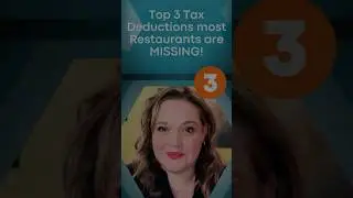 💰 Top 3 Tax Deductions Restaurants Are MISSING! (Save Thousands!)  #restaurantbookkeeping