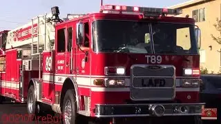 LAFD Task Force 89 (NEW Pierce Tiller), Rescue 889, & Rescue 89