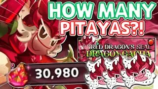 30K+ Red Dragon's Seal CRK Gacha! How Many PITAYA DRAGONS?!