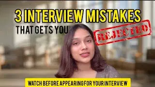 3 Common College Interview Mistakes that gets you REJECTED! MUST WATCH #christuniversity 