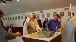 Adult Orthodox Baptism Feb 19 2017