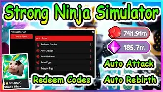 Roblox Strong Ninja Simulator Script - Auto Farm GUI | Redeem Codes
