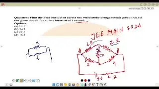 physics current electricity class 12|jee mains 2026 questions  solutions|gurujee||neet|#jee #neet