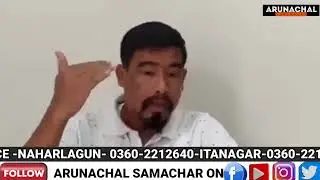 PANJSC Chairman Techi Puru Messages to Public Regarding APPPSC Paper Case and Bandh Call Issues.