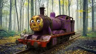 ASMR Car Restoration! I Found a DESTROYED Thomas Train Deep in the Forest Full Rebuild