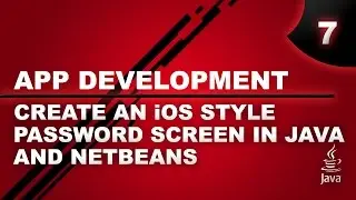 Create an iOS Style Password Screen in Java and Netbeans