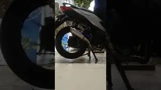 beat deluxe silver 2020 pakai knalpot racing #honda #beat #story