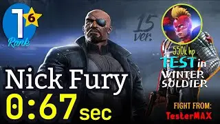 6* Rank-1 Nick Fury 67 sec [no-boost] Synergy: White magneto | Test in ROL #nickfury