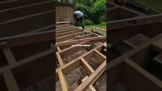 Transforming an Old Wood Deck into a new low maintenance deck! 🛠️✨