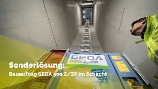 Sonderlösung: Bauaufzug GEDA 500 Z/ZP im Neubau am Klinikum Passau
