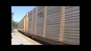 Union Pacific AC44CCTE #5576 and C41-8W #9533 Lead the AGBMI Through Davis, CA