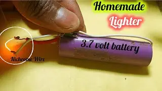 Battery Se Lighter? 😲 Ye Experiment Aapko Hair*aan Kar DeGa #viralvideo #experiment 