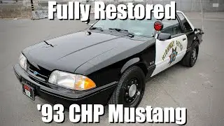 Fully Restored 1993 CHP Foxbody Mustang