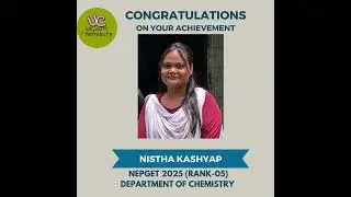 NERIST 2025 pg results #NEPGET2025 #Chemistry #MScEntrance
