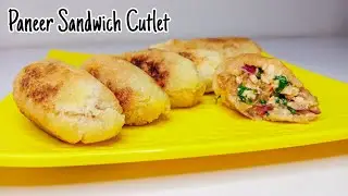 Paneer Sandwich Cutlet | पानीर सैंडविच कटलेट | Do it with Nisha