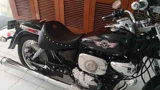Vento V Ruby Softail + Fatboy sound exhaust(2)