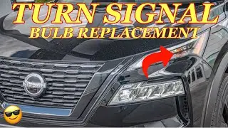 NISSAN ROGUE Front TURN SIGNAL Light Bulb REPLACEMENT