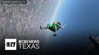 Dallas non-profit CEO skydives to celebrate reaching their donation goal