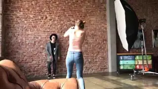 Take me on camera (backstage of the first photoshoot)